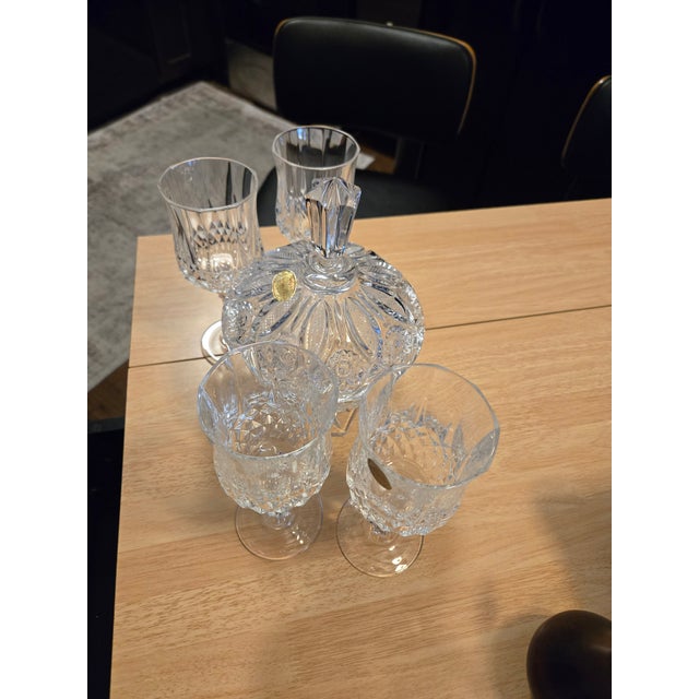 1 very nice candy dish made 24% Lead crystal ware made in the 50's in Bavaria nice quality, 4 Champagne Glasses 24%Lead...