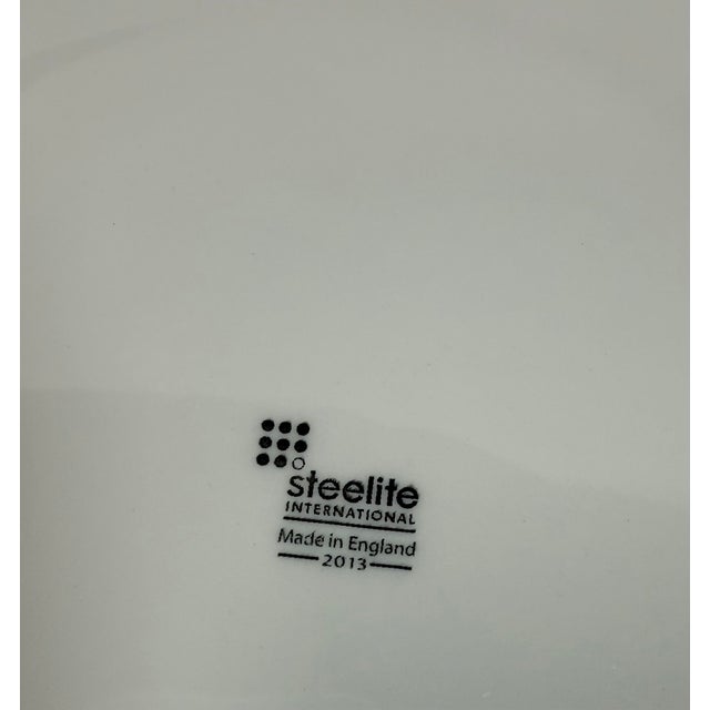 Chestnut Steelite Performance Craft Coupe Plates in Porcini Set of 2 11.75” For Sale - Image 8 of 11