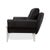1600 Two-Seater Sofa in Black Fabric from Rolf Benz For Sale - Image 14 of 15