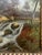 Hollywood Regency Large Florentine Giltwood Box With J. Van Ruisdael Dutch Landscape Painting. For Sale - Image 3 of 14