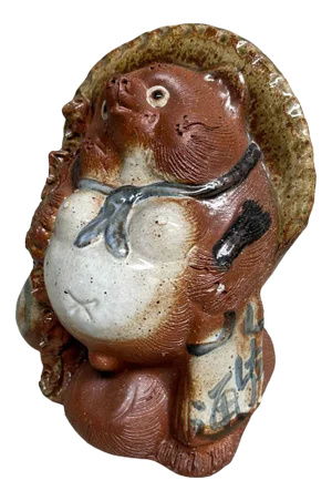 Japanese Decorative Tanuki Statue, 1970s