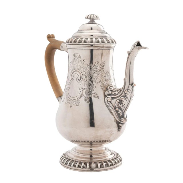 English Georgian Pyriform Sheffield Coffee Pot, C. 1750 For Sale In Chicago - Image 6 of 13