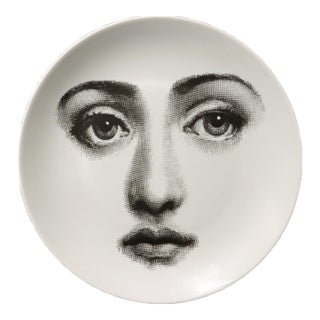 Fornasetti Porcelain Themes & Variation Plate, Pattern Number 6 For Sale