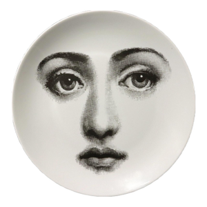 Fornasetti Porcelain Themes & Variation Plate, Pattern Number 6