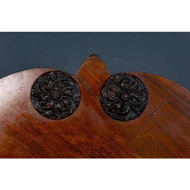 Biedermeier Wall Mirror with Mahogany Frame For Sale - Image 3 of 7