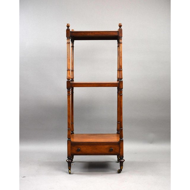 Victorian Mahogany Three-Tier Whatnot Stand Item Code: 1400 A charming Victorian mahogany whatnot stand, dating from the...