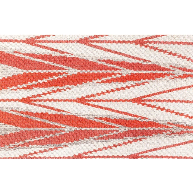 Vintage Double Sided Swedish Flat Weave Rug Doris Leslie Blau For Sale - Image 4 of 9