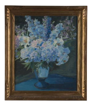 1920 Original Impressionism Oil Painting on Canvas by Charles Jacob Young