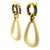 Metal 1970s Italian Modernist 18k Gold Diamond and Sculpted Natural Bone Drop Earrings, A Pair For Sale - Image 7 of 13