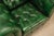 Animal Skin Chesterfield Style Pair of Green Leather Club Chairs For Sale - Image 7 of 16