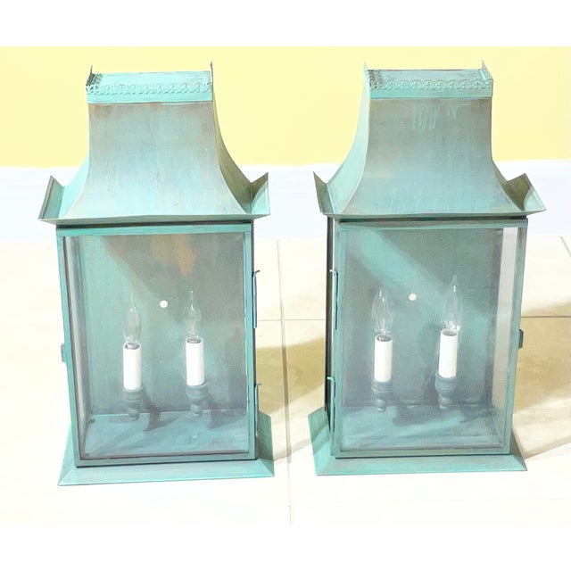 Antique Lantern, Vintage Metal Design, Good Condition, Unique Lighting For Sale - Image 15 of 16