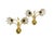 S.A.Boulanger Model 4632 Floral Wall Lamps with elegant brass arms featuring leaves and lotus flowers. Highly decoratieve...