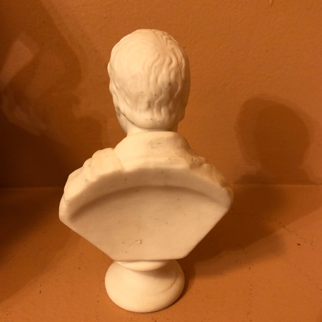 Mid 19th Century Parian Bust Sir Walter Scott For Sale - Image 4 of 7