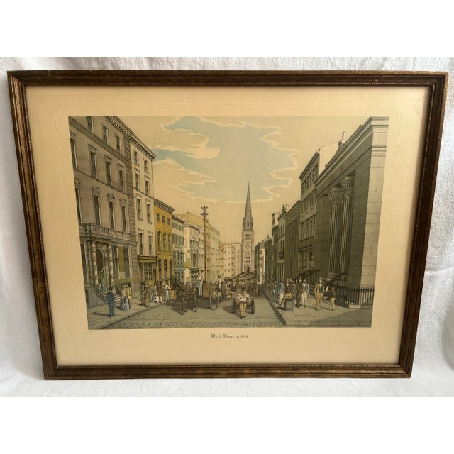 Original French Etching "Wall Street 1956" Sidney F. Luca For Sale - Image 12 of 12