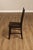 Mission Style Antique Oak Rabbit Ear Side Chair With Leather Seat For Sale - Image 13 of 18