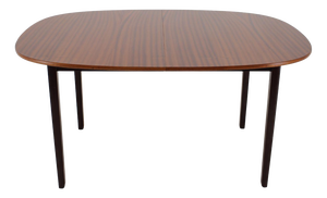 Extendable Mahogany Dining Table by P. Jeppesen for Ole Wanscher, 1960s