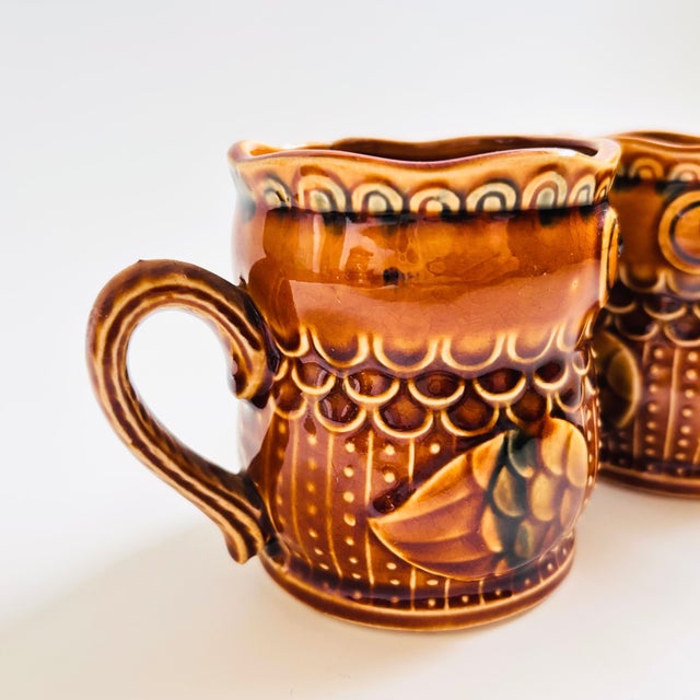 Mid Century Pottery Chicken Mugs - Set of 4 For Sale In San Francisco - Image 6 of 8