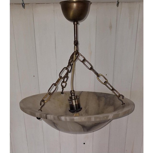 German Art Deco Ceiling Lamp, 1930 For Sale - Image 4 of 7