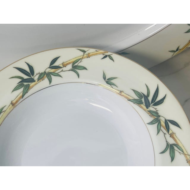 Japanese Vintage Bali Hai Kent Japanese Porcelain Dinnerware - 31 pcs For Sale - Image 3 of 9