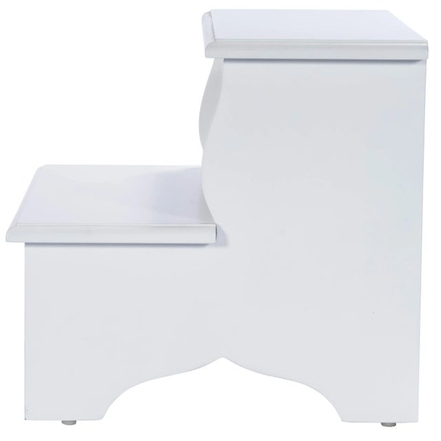 Melrose Step Stool, White For Sale In Chicago - Image 6 of 11