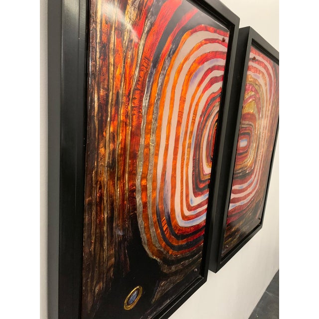 1970s Vintage Resin Panels, 1970s, Set of 2 For Sale - Image 5 of 18