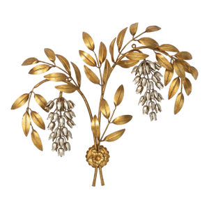 Mid Century German ‘Pioggia D’Oro’ Wall Sconce Appliqué by Hans Kögl
