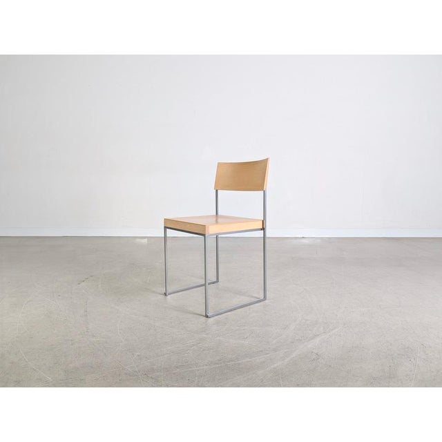 Cuba Chair in Beech by Enzo Berti for Lapalma, Italy For Sale - Image 5 of 12