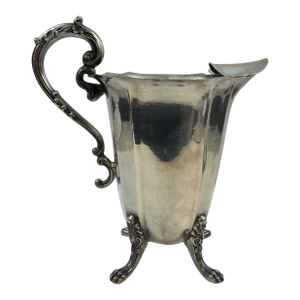 Victorian Silver Plate Footed Pitcher
