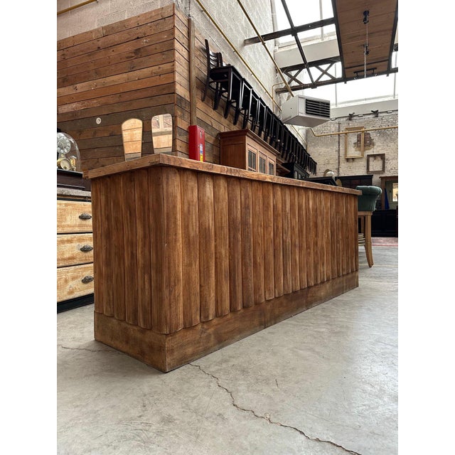 Art Deco Solid Oak Counter For Sale - Image 11 of 11
