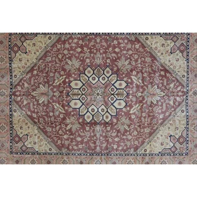 Persian 1980s Vintage Oushak Rug For Sale - Image 3 of 13