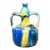 French Vallauris Double-Handled Ceramic Ewer, Signed D. Ditto For Sale