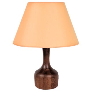 Mid-Century Danish Teak Table Lamp attributed to Domus, 1960s For Sale
