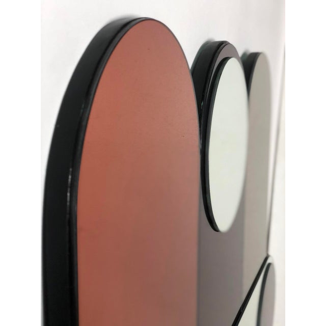 Mid-Century Modern Circus Mirror in Smoked Glass, 1994 For Sale - Image 3 of 12