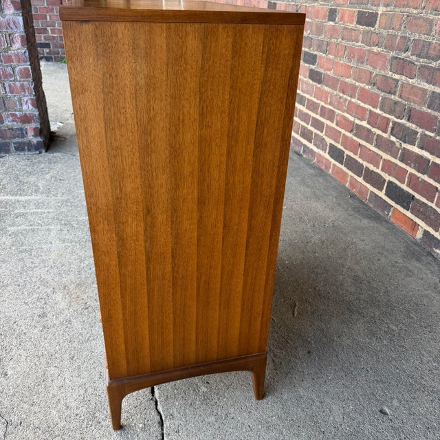 Wood Lane Rhythm Walnut Chest of Drawers Mid Century Modern For Sale - Image 7 of 12