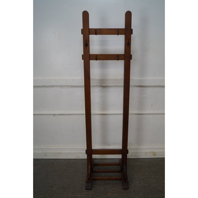Stickley Antique Mission Oak Double Costumer Coat Rack Chairish