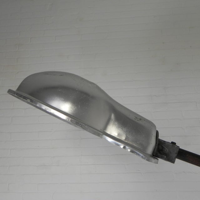 Industrial Street Lamp with Aluminum Shade, 1950s For Sale - Image 11 of 18