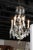French 19th Century French Five-Light Iron and Crystal Chandelier with Pendeloques For Sale - Image 3 of 13