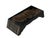 1990s Chinese Black Lacquer Golden Graphic Bridge Shape Ink Display Art For Sale - Image 5 of 10