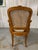 1940s Louis XV Style Cane Arm Chair For Sale - Image 5 of 11