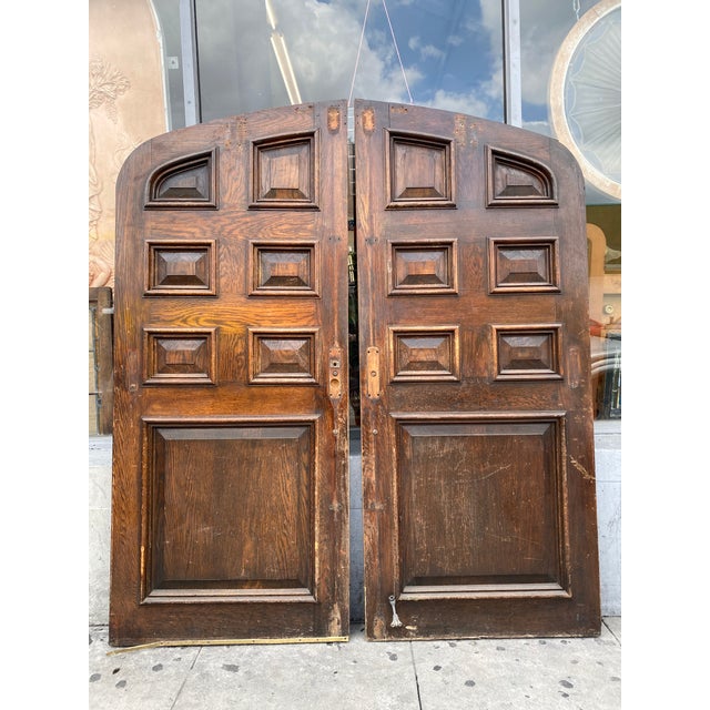 Arched Spanish Mission Style Double Doors A Pair Chairish
