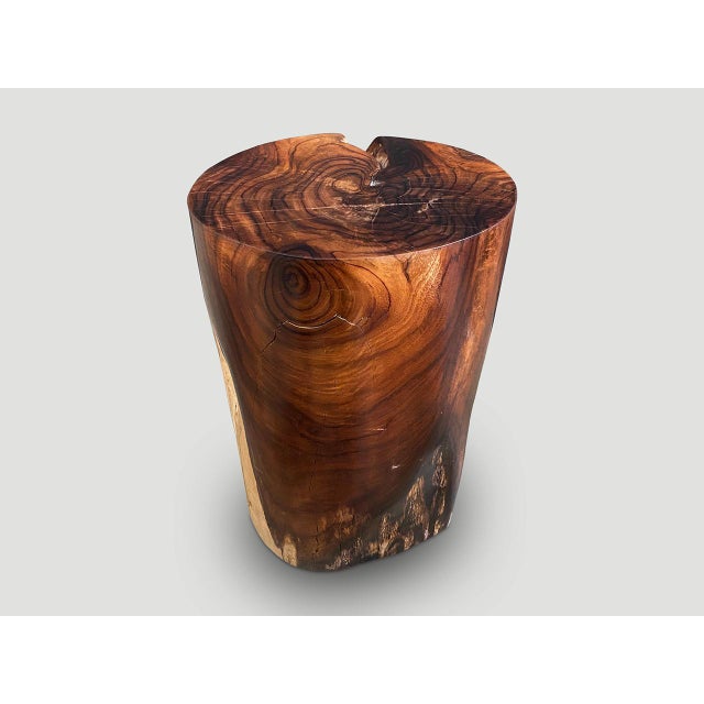 Contemporary Andrianna Shamaris Exquisite Rosewood Side Table For Sale - Image 3 of 18