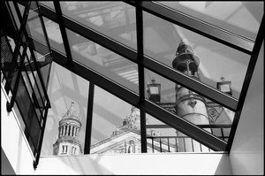 Paul Cooklin, View of Basillica from Lisieux, Silver Gelatin Photograph, Limited Edition of 10