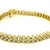 Gold 1990s 14k Yellow Gold Three-Row Diamond Bracelet, 7.80 Carats For Sale - Image 8 of 14