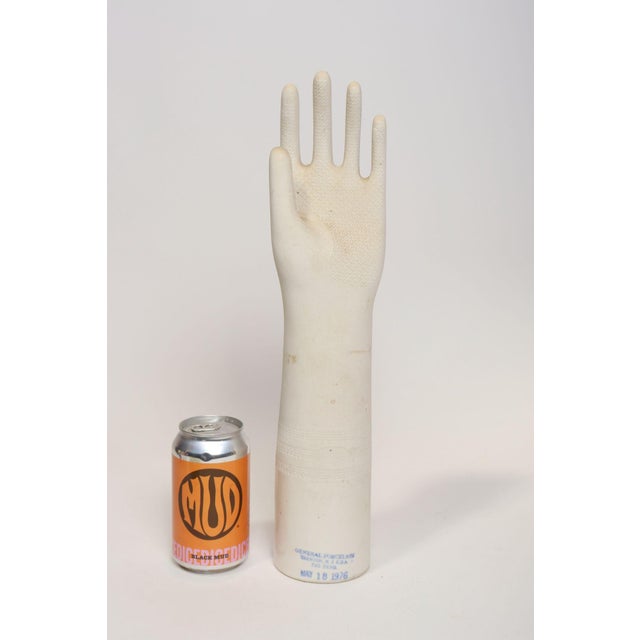 Vintage Ceramic Left Hand Glove Mold by General Porcelain - Medium Size For Sale In New York - Image 6 of 18
