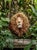 Incredible handcrafted faux taxidermy wall-mounted lion head is famously recognized as a prop from the cult classic film...