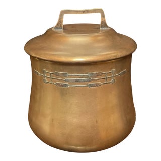 Sterling Over Bronze Art Nouveau Humidor For Sale