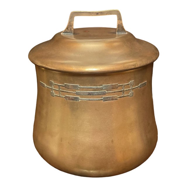 Sterling Over Bronze Art Nouveau Humidor For Sale