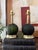 Vintage Swedish Green Textured Glass Table Lamps - A Pair For Sale - Image 4 of 12