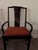 Vintage burl and black lacquer dining set in the style of Century Furniture's Chin Hua collection, designed by Raymond K....