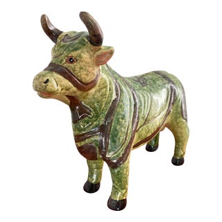 Vintage Modernist Bull Bank For Sale